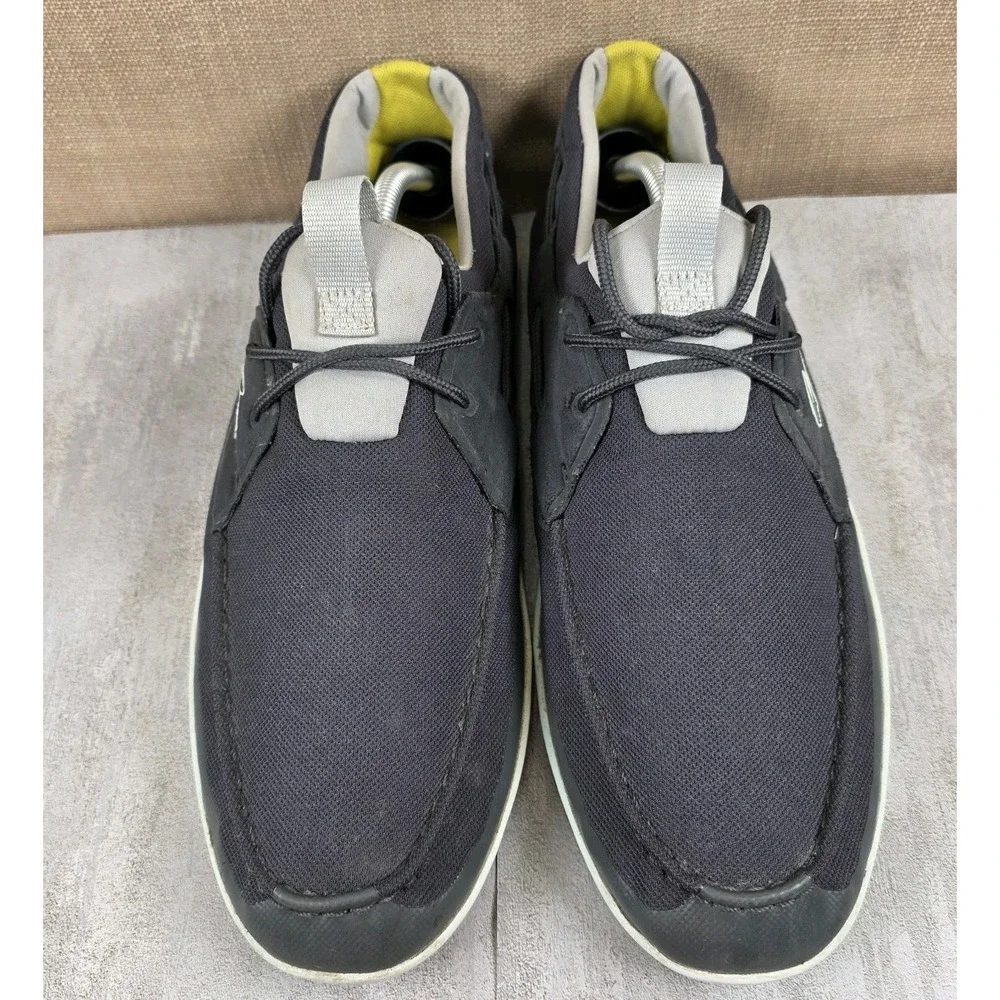 Lacoste L.AndSailing Navy Blue Nautical Ocean Beach Boat Shoes Men's‎ Size 11.5